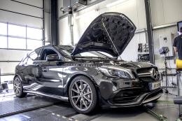 A Mercedes A45 was also at DTE Systems