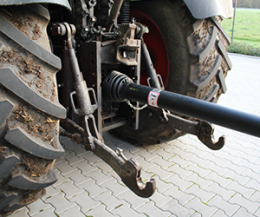Mobile dynamometer for tractors such as the Claas Arion 530