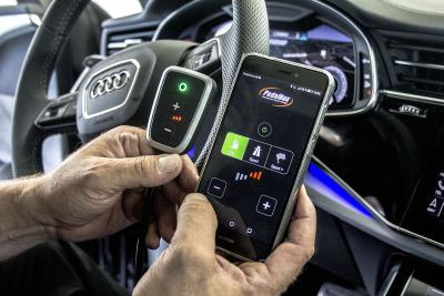 Audi Q8 with PedalBox app