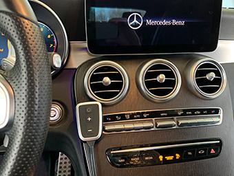 Mercedes C 200 with gas pedal tuning PedalBox