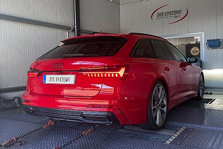 Audi A6 on DTE's dynamometer