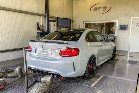 BMW M2 on DTE's dynamometer