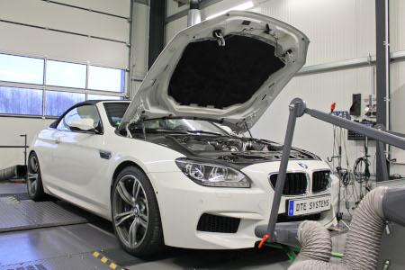 Performance measurement: BMW M6 on DTE's dynamometer
