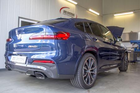Performance measurement: BMW X4 on DTE's dynamometer