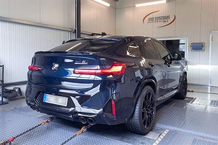 The BMW X4 M on DTE's dyno