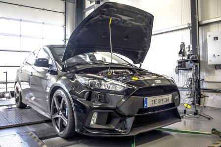 Ford Focus on DTE's dynamometer