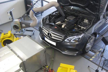 Performance measurement for the Mercedes E-Class